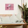 Flamingo - Roze - Koksmuts - Vogel tuinposter los doek klein -sfeer7