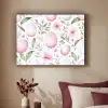 Patroon - Eieren - Roze - Pasen Textielframe zwart klein -sfeer1