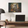 Uil - Vogel - Bloemen - Planten - Botanisch PET vilt klein -sfeer5