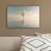 Luchtballon - Wolken - Water - Blauw canvas 2cm klein -sfeer3