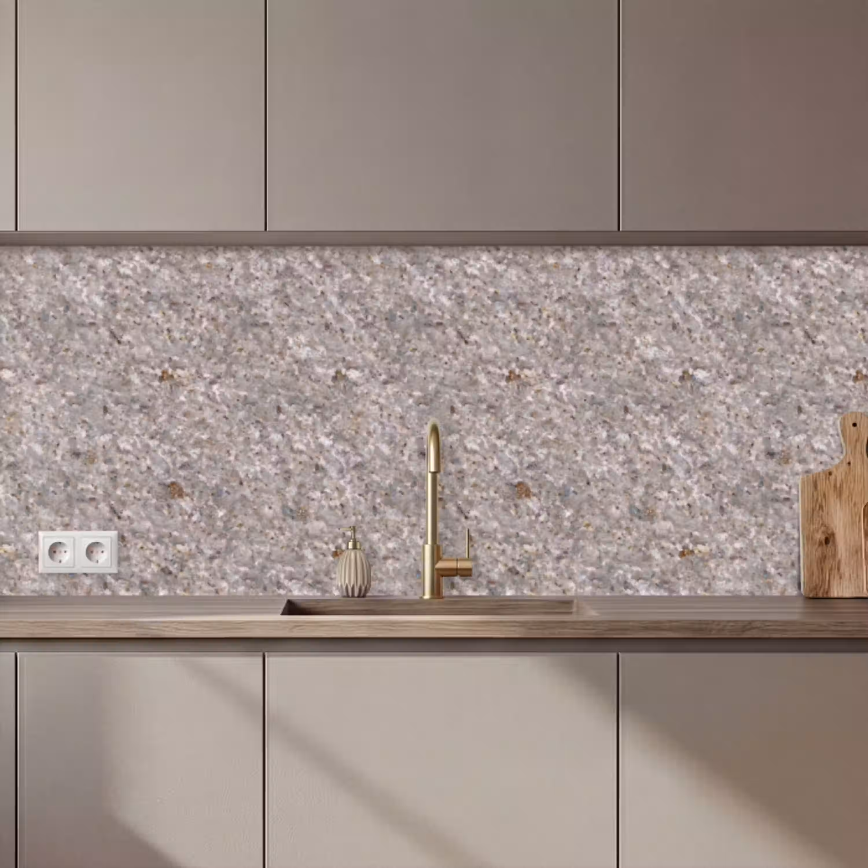 Licht - Grijs - Textuur keuken achterwand 2 middel 871 zz_3dshopping