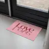 Love - Roze - Spiegeling Deurmat klein -sfeer2