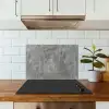 Roest - Beton - Patroon keuken achterwand spatscherm klein 900 -sfeer2