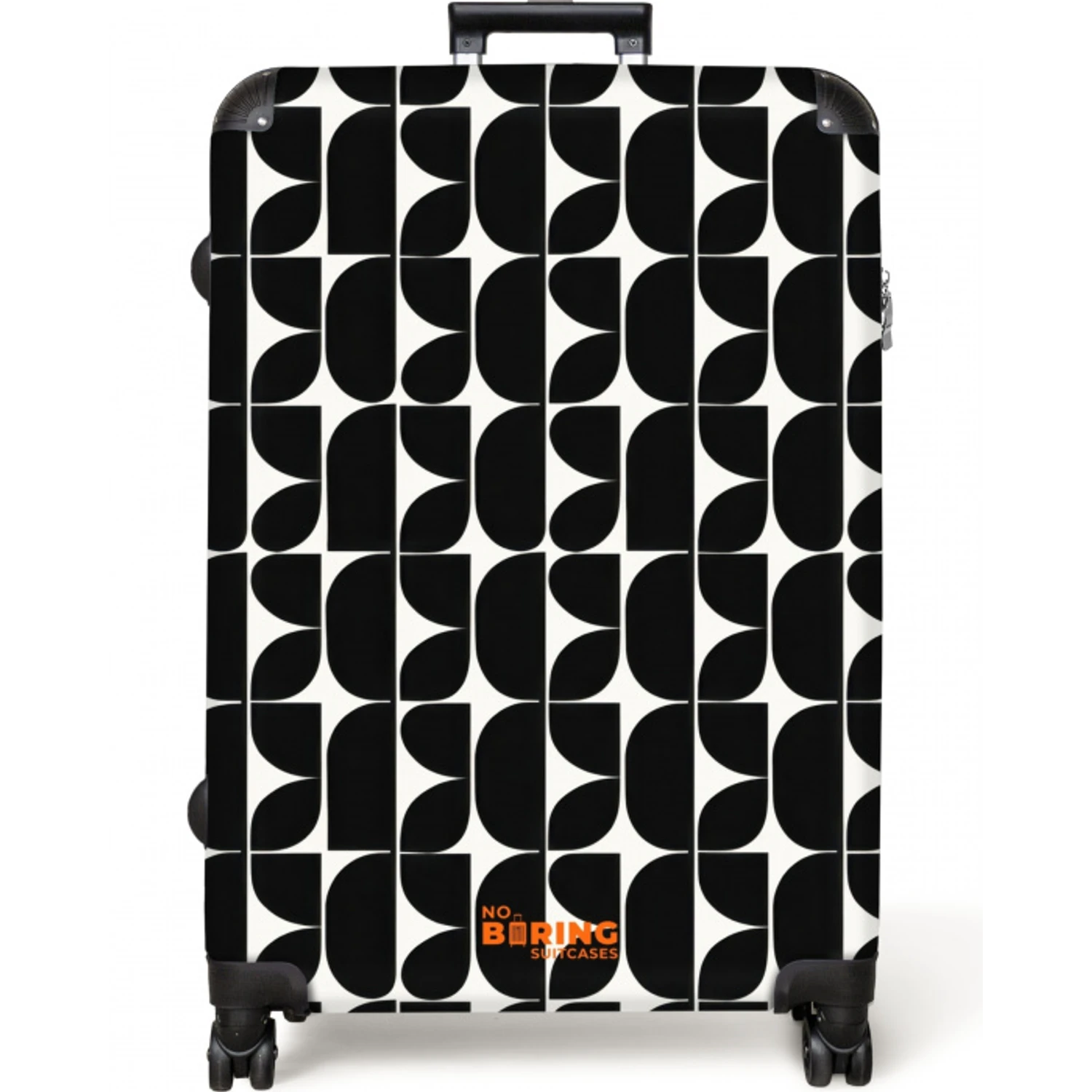 Modern - Geometrisch - Zwart NBS - Large koffer - Volwassenen Unisex groot -zzzzzzzzkaufland2