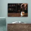 Espresso - Melk - Café canvas 2cm klein -sfeer4