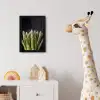 Asperges - Groen - Zwart fotolijst zwart zonder passe partout klein -usfeer4_kinderkamer