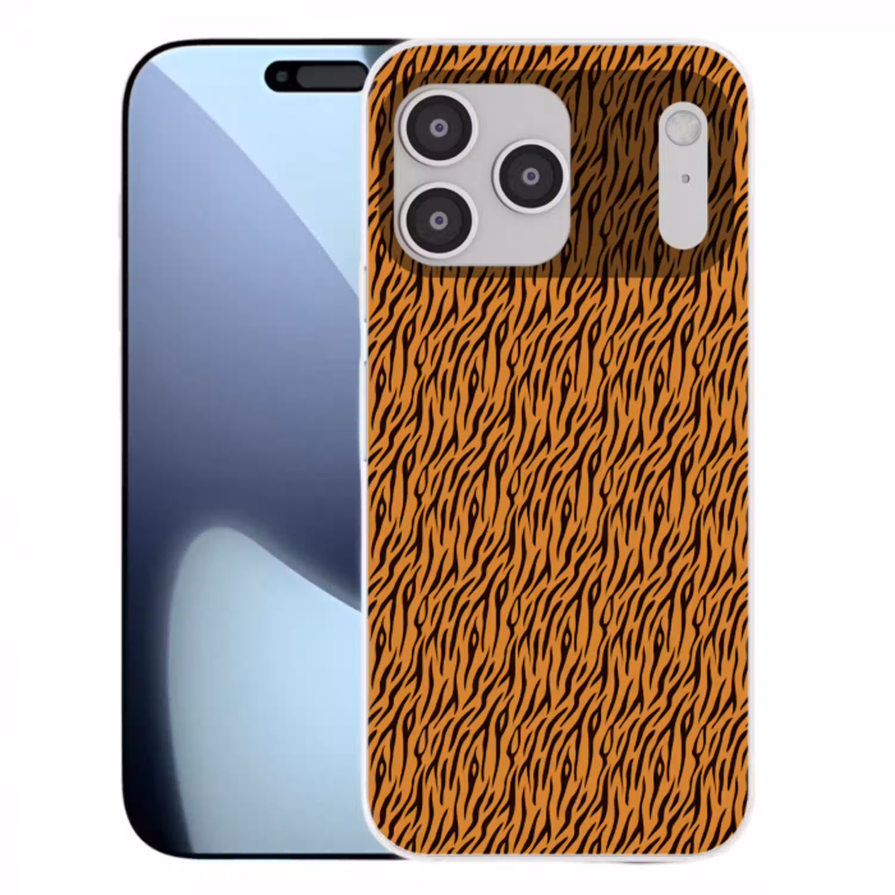 Dier - Oranje - Tijger Telefoonhoesje iPhone 17 Pro Max klein 879 -3d