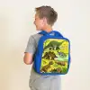 Dino's bij het water Kinderrugzak - Blauw middel -sfeer2