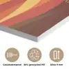 Koffie - Landschap - Oranje - Koffiebonen PET vilt klein -closeup_NL