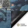 Kerstdorp - Kerst - Sneeuw - Winter Deurmat klein -antislip_NL