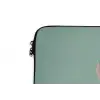 Hond - Overhemd - Bloemen - Bril laptophoes neopreen klein -detail