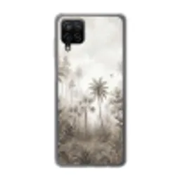 Jungle - Palmbomen - Natuur Telefoonhoesje Samsung Galaxy A12 klein -3d