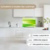 Golven - Abstract - Groen keuken achterwand 2 middel -sfeer4_FR