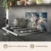 Marmer - Grijs - Blauw - Luxe - Goud keuken achterwand spatscherm klein -usp_NL