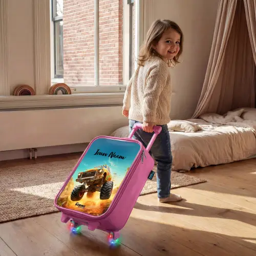 Zandsloper Kinderkoffer - Roze klein -sfeer1