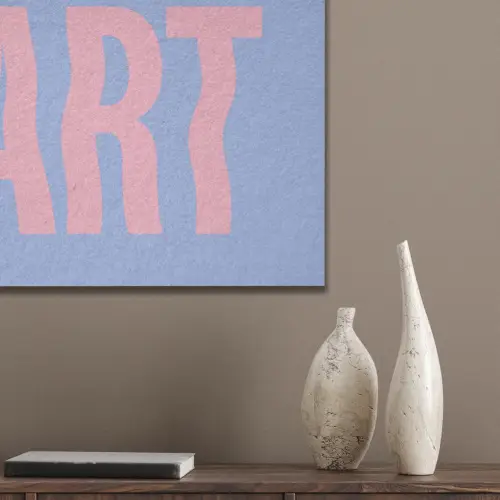 Art - Roze - Blauw PET vilt klein -sfeer6_closeup