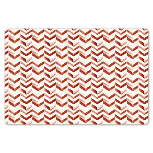 Strepen - Rood - Wit - Patroon Placemat vinyl groot 368 -zzsfeer1_Kitchenyeah-website