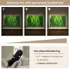 Grassprieten - Lichtinval - Groen Light Box met batterij (Wandlamp) middel -USP_dimbaarNL