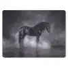 Paard - Magisch - Zwart muismat rubber klein -3d