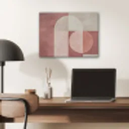 Figuren - Abstract - Roze PET vilt klein -sfeer5