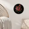Bloemen - Boeket - Sierlijk Wandcirkel plexiglas klein -sfeer5