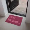 Quote - Bordeauxrood Deurmat klein -sfeer5