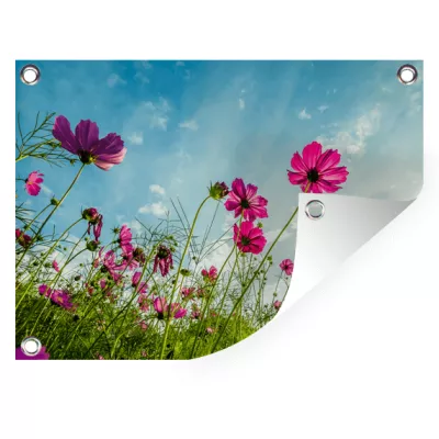 Foto op canvas voor buiten