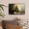Kerstboom - Cadeaus - Goud canvas 2cm klein -sfeer1