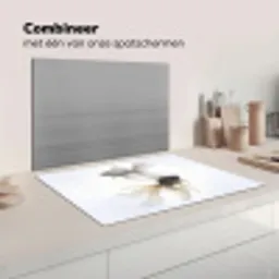 Goudvissen - Modern - Wit Inductie beschermer vinyl 3mm klein -wsfeer7_website