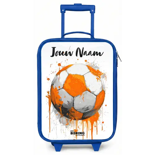 Voetbalvibes - Verf - Oranje Kinderkoffer - Blauw klein -zz3dotto