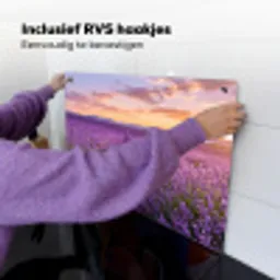 Lavendel - Veld - Natuur - Paars Inductie beschemer met haakjes klein -ky-ophangen-nl