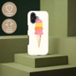Schepijs - Hoorntje - Illustratie - Minimalistisch Toughcase MagSafe Apple iPhone 17 klein -USP_PrintM_DE