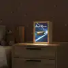 Auto - Geel - Race - Blauw Light Box met kabel (Kinderlampje) klein -sfeer1_kind