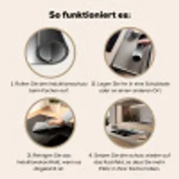 Harmonie in Zwart en Wit Inductie beschermer vinyl 3mm middel -tsfeer9_DE