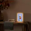 Papegaai - Koksmuts - Vogel - Leuk Light Box met kabel (Tafellamp) klein -sfeer4