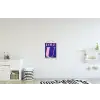 Love - Blauw - Valentijn textielposter latten blank klein -kinderkamer