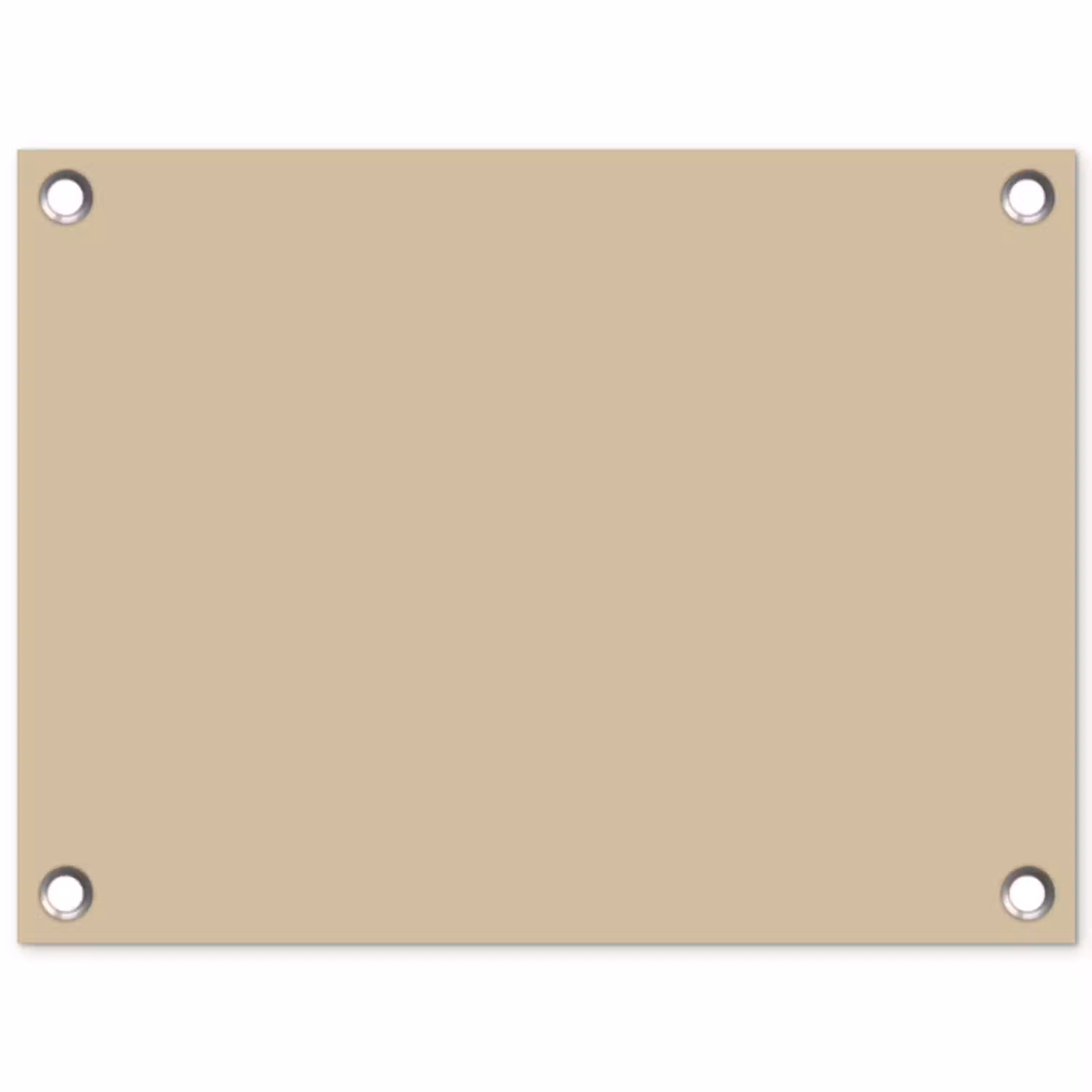Warm - Sand - Nude tuinposter los doek klein 239 -3d