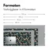 Botanisch - Bloemen - Blauw Muismat XXL klein 681 -sfeer5