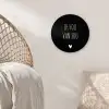Ik hou van jou - Spreuken - Quotes Wandcirkel kunststof plaat 5mm dik klein -sfeer5
