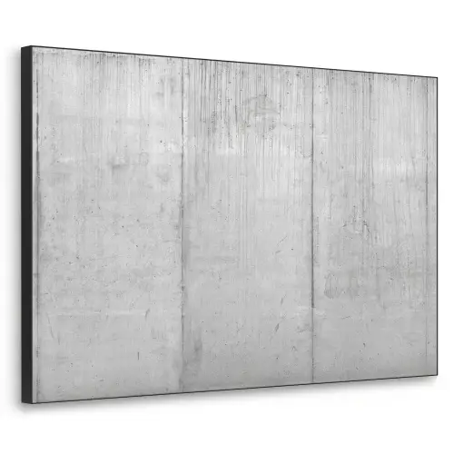 Grijs - Betonlook - Industrieel Textielframe zwart klein -3d