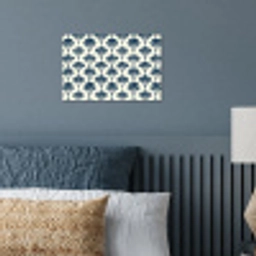 Klassiek - Motief - Blauw poster papier klein 62 -sfeer2