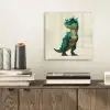 Stekels - Dino - Blauw - Gespierd plexiglas 5mm klein -sfeer1