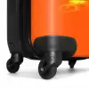 Gele auto met gele vlammen Koffer - NBS - Handbagage middel -wiel