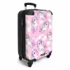Vrolijke Eenhoorn Parade NBS - Handbagage koffer - Kinderen Unisex middel -productfoto_3d