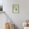 Groen - Appel - Strikje tuinposter los doek klein -sfeer8