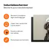 Kokskleding - Zwart - Hondje Inductie beschermer vinyl 3mm klein -zzzzzzz-td-ups