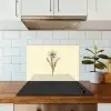 Zwart - Narcis - Illustratie keuken achterwand spatscherm klein -sfeer2