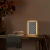 Waaier - Motief - Grijs Light Box met kabel (Tafellamp) klein 925 -sfeer4