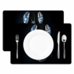 Kreeft - Delftsblauw - Schild - Stoer Placemat vinyl groot -zzsfeer2_Kitchenyeah-website