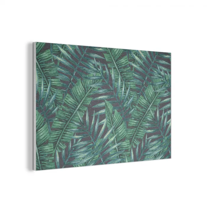 Jungle - Bladeren - Tropisch PET vilt middel -3d
